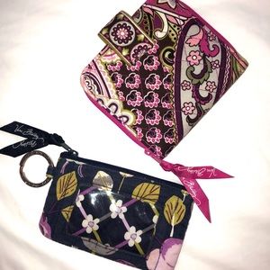 VERA BRADLEY- Wallet and ID Holder Key Pouch
